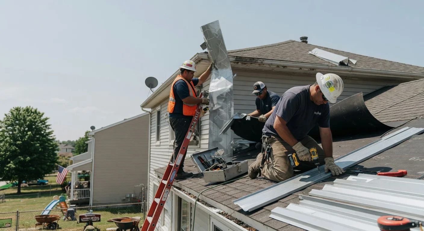 Metal Roof Repair in Kingsville, OH